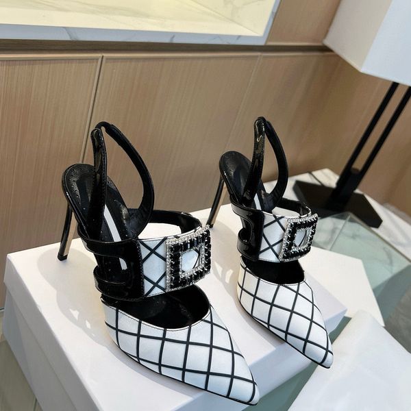 High quality Point toe 9.5cm high Bimixpla Embellished Slingback Pumps Stiletto Heel Evening Wedding Dress shoes womens Luxury Designers for factory footwear16, Black
High quality Point toe 9.5cm high Bimixpla Embellished Slingback Pumps Stiletto Heel Evening Wedding Dress shoes womens Luxury Designers for factory footwear16, Black