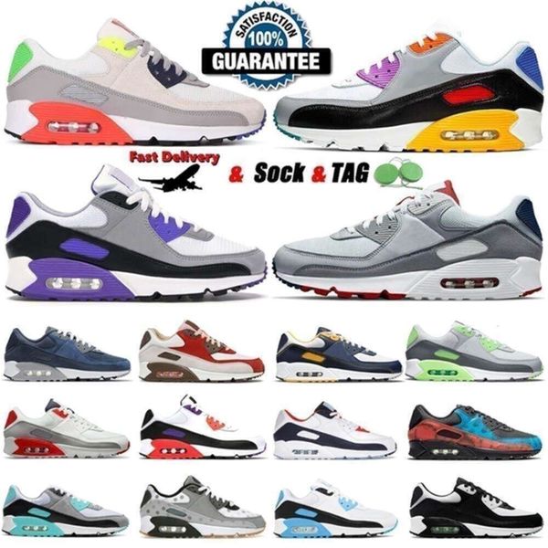 Designer 90 Sports Running Shoes Black White Persian Violet Sport Red Airs Trainers Thick Sole Cushion Multicolor Mens Women Trainers Sneakers
Designer 90 Sports Running Shoes Black White Persian Violet Sport Red Airs Trainers Thick Sole Cushion Multicolor Mens Women Trainers Sneakers
