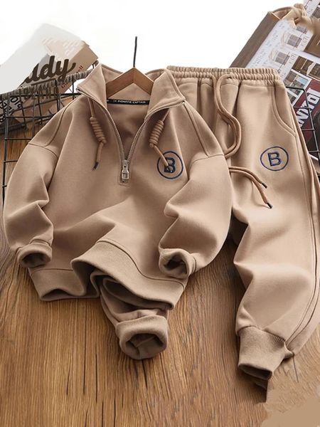 Thick Sweatshirts Children 2 Piece Sets Casual Pullover Long Sleeve Tops Boys Conjunto Warm Sweatpants Kids Ensemble 231220, Blue
Thick Sweatshirts Children 2 Piece Sets Casual Pullover Long Sleeve Tops Boys Conjunto Warm Sweatpants Kids Ensemble 231220, Blue