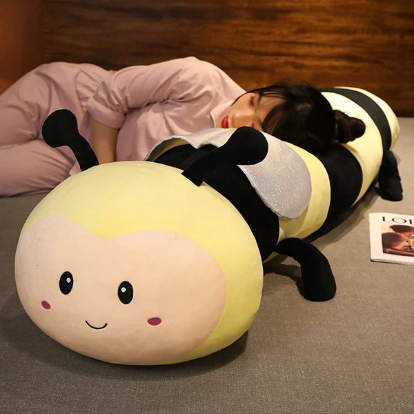 Funny Big Size Bee Plush Toy Stuffed Soft Animal Long Throw Pillow Cushion Kids Toys Birthday Christmas Gift 231220, White
Funny Big Size Bee Plush Toy Stuffed Soft Animal Long Throw Pillow Cushion Kids Toys Birthday Christmas Gift 231220, White