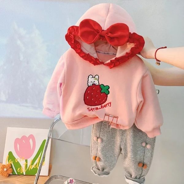 Style Cute Big Bow Children Clothing Sets Korean Sweatshirtpants Tracksuit Suits for Baby Girl Clothes 16 Yrs 231220, Brown
Style Cute Big Bow Children Clothing Sets Korean Sweatshirtpants Tracksuit Suits for Baby Girl Clothes 16 Yrs 231220, Brown