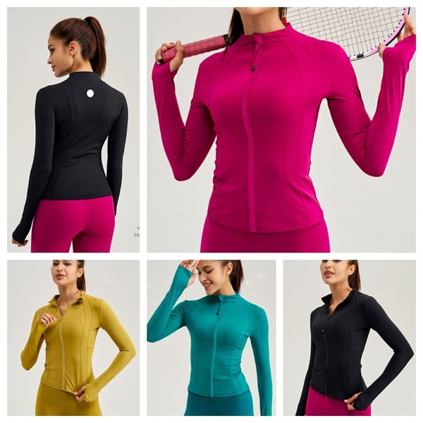 Coat Lu-1828yoga Female Top Sports Fitness Running Zipper Cardigan Long Sleeve Slim Body Tight Sun Protection Clothing Riding Clothes, Black
Coat Lu-1828yoga Female Top Sports Fitness Running Zipper Cardigan Long Sleeve Slim Body Tight Sun Protection Clothing Riding Clothes, Black