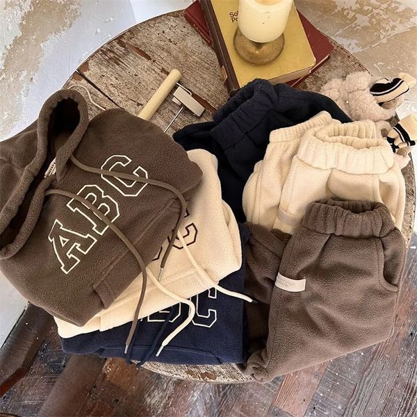 Baby Boy Girl Hooded Clothes Set Hoodiepant 2PCS Infant Toddler Child Warm Fleece Home Suit Winter Spring 110Y 231220, Beige
Baby Boy Girl Hooded Clothes Set Hoodiepant 2PCS Infant Toddler Child Warm Fleece Home Suit Winter Spring 110Y 231220, Beige
