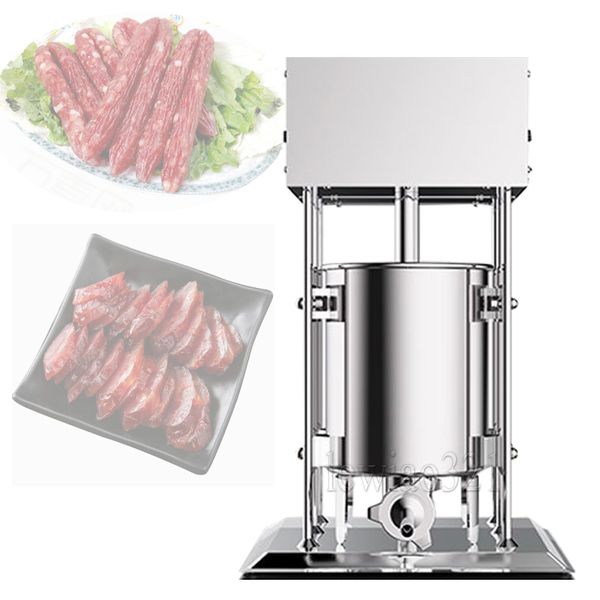 DHgate Commercial Use 110v 220v Electric Automatic Sausage Salami Maker Sausage Stuffer Machine listed by DHgate