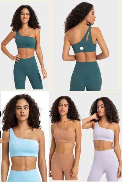 LU-1114 Women Draw Ribbed Fashion Yoga Bra Single Strap Sports Bra Hollowed-out Back Fitness Underwear, White
LU-1114 Women Draw Ribbed Fashion Yoga Bra Single Strap Sports Bra Hollowed-out Back Fitness Underwear, White