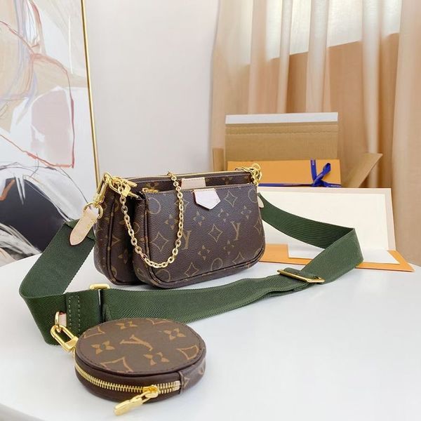 TOP 3 pcs Purse Multi Pochette High Quality Luxury Crossbody Wallets Designer Women Leather Classic Handbag Shoulder Bags Hobo_bags, #6
TOP 3 pcs Purse Multi Pochette High Quality Luxury Crossbody Wallets Designer Women Leather Classic Handbag Shoulder Bags Hobo_bags, #6