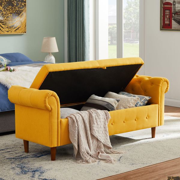 Bedroom "Modern Furniture: Multifunctional Rectangular Sofa Stool with Space-Saving Storage, Stylish Yellow Design - Fast Drop Delivery for Home and Garden
Bedroom "Modern Furniture: Multifunctional Rectangular Sofa Stool with Space-Saving Storage, Stylish Yellow Design - Fast Drop Delivery for Home and Garden