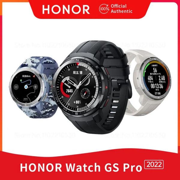

Huawei Watches HONOR GS Pro Smart 1.39'' 5ATM GPS Bluetooth Call Smartwatch Heart Rate Spo2 Monitor Fiess Sport Watch for Me watch