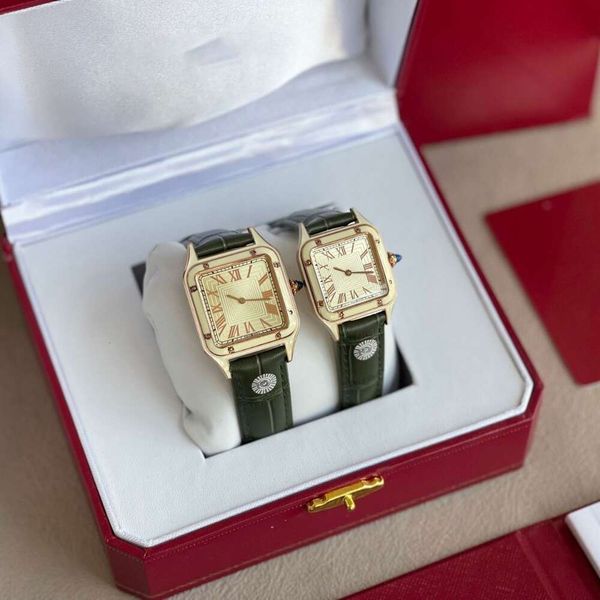 Designer Carti's Watches Luxury Watch Dumont Ultra thin Sandoz series Square Couple Watch Waterproof Genuine Leather Women's Watch Precision Steel Quartz Watch
Designer Carti's Watches Luxury Watch Dumont Ultra thin Sandoz series Square Couple Watch Waterproof Genuine Leather Women's Watch Precision Steel Quartz Watch