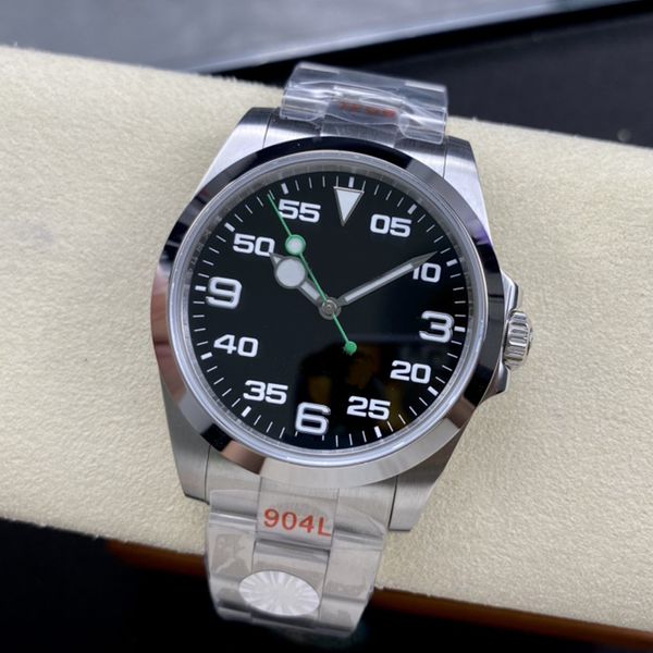 Mens watch designer watches high quality 40MM automatic mechanical watchs Movement 904L all-stainless steel Air king watch folding buckle sapphire montre de luxe, Yellow
Mens watch designer watches high quality 40MM automatic mechanical watchs Movement 904L all-stainless steel Air king watch folding buckle sapphire montre de luxe, Yellow