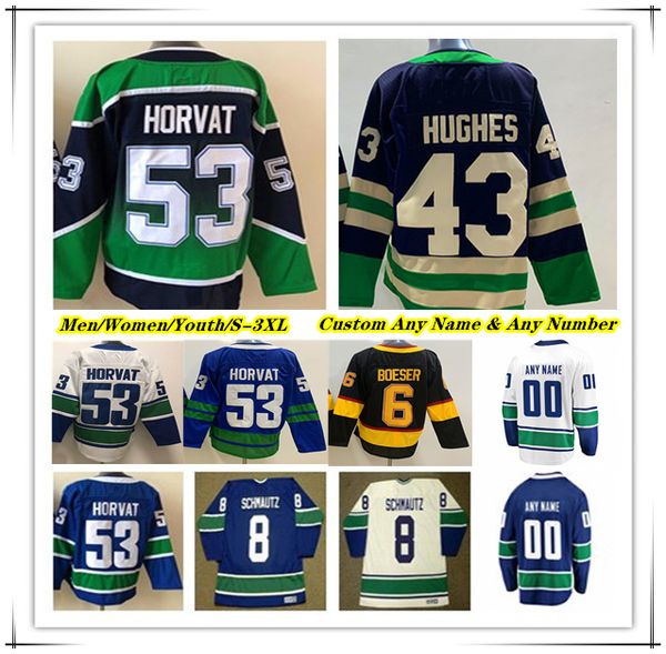J.T. Miller Vancouver Hockey Jerseys Elias Pettersson Quinn Hughes Brock Boeser Filip Hronek Ilya Mikheyev Andrei Kuzmenko Tyler Myers Nils Hoglander Pavel Bure Cole, Black
J.T. Miller Vancouver Hockey Jerseys Elias Pettersson Quinn Hughes Brock Boeser Filip Hronek Ilya Mikheyev Andrei Kuzmenko Tyler Myers Nils Hoglander Pavel Bure Cole, Black