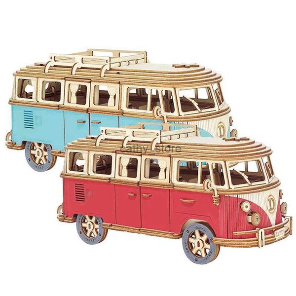 Manual Puzzles DIY Assembly Model Car Wooden Retro Bus 3D Puzzle Camper Van Educational Toys For Children Gift Home Room DecorationL231223
Manual Puzzles DIY Assembly Model Car Wooden Retro Bus 3D Puzzle Camper Van Educational Toys For Children Gift Home Room DecorationL231223