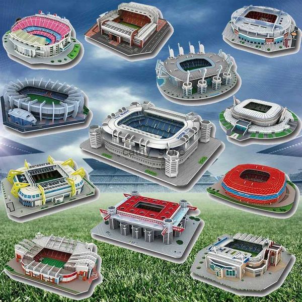 Creative DIY Puzzles 3D Paper Puzzle Football Field Stadium Assembled Model Educational Toys Architecture Jigsaw For Kids Fans GiftsL231223
Creative DIY Puzzles 3D Paper Puzzle Football Field Stadium Assembled Model Educational Toys Architecture Jigsaw For Kids Fans GiftsL231223