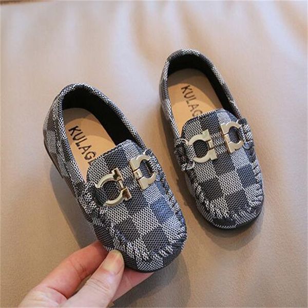 Retro Plaid Toddler First Walkers: PU Leather Casual Shoes for Boys & Girls, Brown
Retro Plaid Toddler First Walkers: PU Leather Casual Shoes for Boys & Girls, Brown