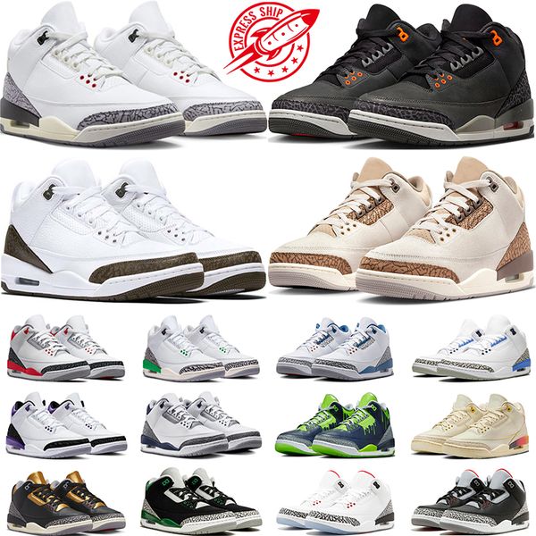 Jumpman 3 Basketball Shoes Men Women 3s White Cement Reimagined Fear Mocha Palomino Midnight Navy Medellin Sunset Fire Red Mens Trainers Sneakers, #7
Jumpman 3 Basketball Shoes Men Women 3s White Cement Reimagined Fear Mocha Palomino Midnight Navy Medellin Sunset Fire Red Mens Trainers Sneakers, #7