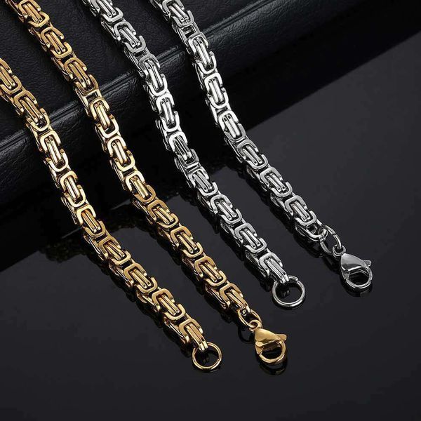 High Quality 4mm Stainless Steel Emperor Chain Personalized Necklace Byzantine Titanium Steel Jewelry Men's Necklace
High Quality 4mm Stainless Steel Emperor Chain Personalized Necklace Byzantine Titanium Steel Jewelry Men's Necklace