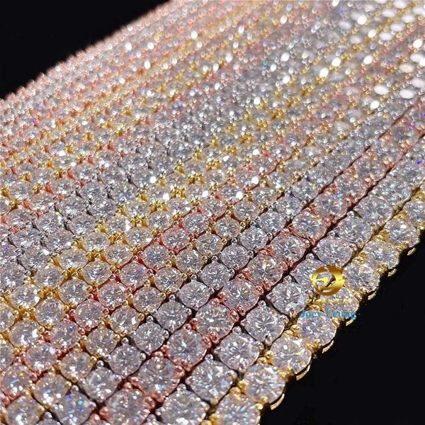 Pass Tester GRA Certificate Hip Hop Jewelry 2Mm 3Mm 4Mm 5Mm 6.5Mm Sier VVS Moissanite Diamond Iced Out Tennis Chains
Pass Tester GRA Certificate Hip Hop Jewelry 2Mm 3Mm 4Mm 5Mm 6.5Mm Sier VVS Moissanite Diamond Iced Out Tennis Chains