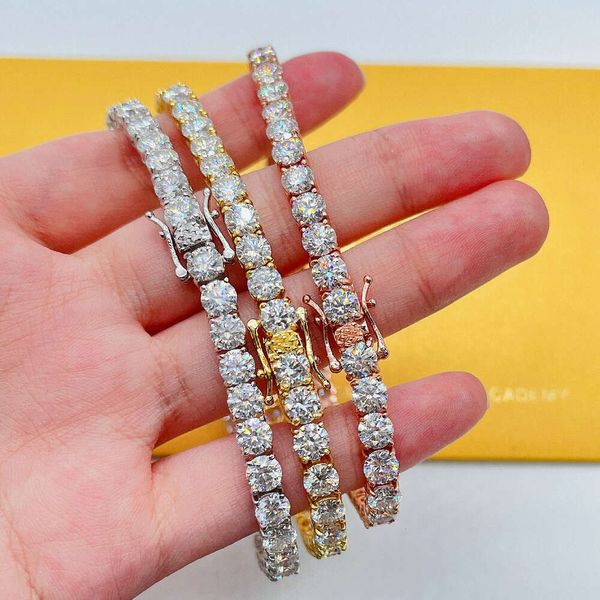 Zuanfa Moissanite Jewelry Sterling Sier Pass Diamond Tester 3/4/5Mm Moissanite Vvs Tennis Bracelet
Zuanfa Moissanite Jewelry Sterling Sier Pass Diamond Tester 3/4/5Mm Moissanite Vvs Tennis Bracelet