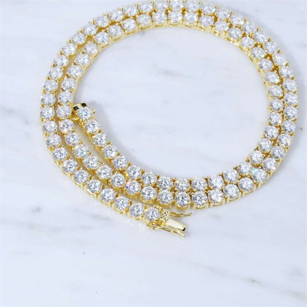 AAA Gems Hip Hop Necklace 4Mm Diamond Vvs Moissanite Tennis Chain Sterling Sier With GRA Certificate
AAA Gems Hip Hop Necklace 4Mm Diamond Vvs Moissanite Tennis Chain Sterling Sier With GRA Certificate