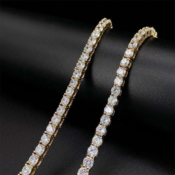 Wholesale Custom 3Mm 4Mm 5Mm Sterling Sier Link Hip Hop Jewelry Necklace Iced Out Moissanite Diamond Tennis Chain
Wholesale Custom 3Mm 4Mm 5Mm Sterling Sier Link Hip Hop Jewelry Necklace Iced Out Moissanite Diamond Tennis Chain