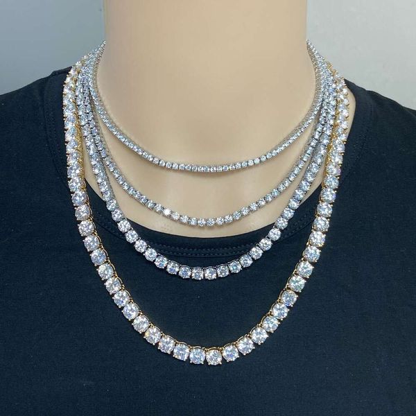 Zuanfa Wholesale Hip Hop 316L Stainless Steel Iced Out CZ Diamond Tennis Necklace Chain
Zuanfa Wholesale Hip Hop 316L Stainless Steel Iced Out CZ Diamond Tennis Necklace Chain