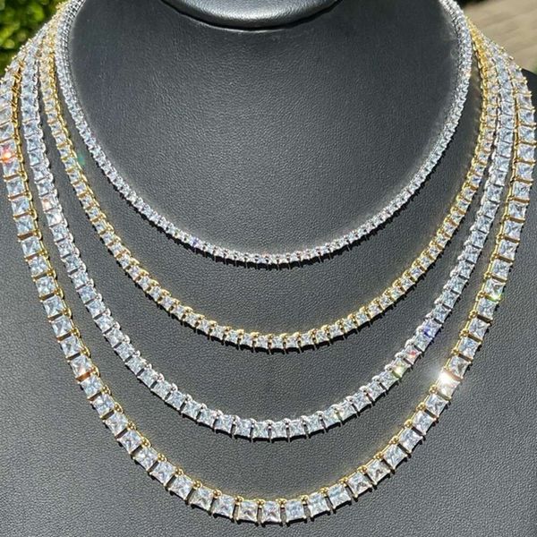 Hip Hop Mens Iced Out D Color White VVS Sterling Sier 3Mm 4Mm Moissanite Diamond Tennis Chain Necklace
Hip Hop Mens Iced Out D Color White VVS Sterling Sier 3Mm 4Mm Moissanite Diamond Tennis Chain Necklace