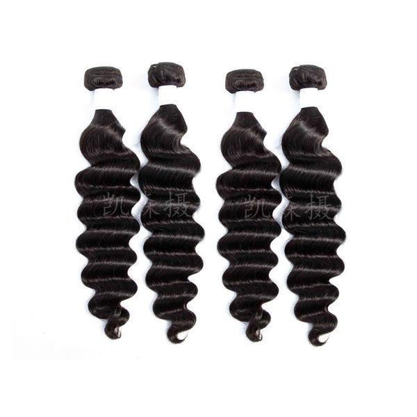 Brazilian Human Loose Deep 4 Bundles Virgin Wefts Natural Color Curly Hair Extensions 10-32inch
Brazilian Human Loose Deep 4 Bundles Virgin Wefts Natural Color Curly Hair Extensions 10-32inch