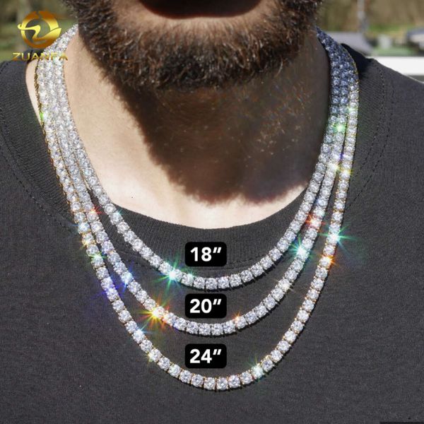 Dropshipping Jewelry Real Solid Sterling Sier Single Row Iced Diamond VVS Moissanite Tennis Chain
Dropshipping Jewelry Real Solid Sterling Sier Single Row Iced Diamond VVS Moissanite Tennis Chain