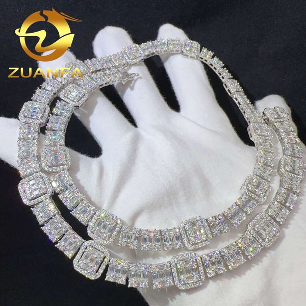 New Design Baguette Necklace Sterling Sier Vvs Moissanite Iced Out Diamond Hip Hop Tennis Chain
New Design Baguette Necklace Sterling Sier Vvs Moissanite Iced Out Diamond Hip Hop Tennis Chain