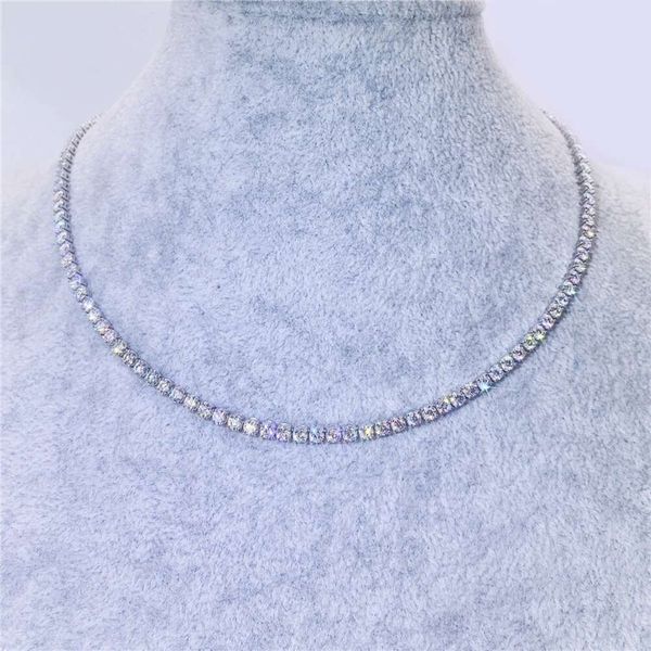 2022 New Fashion Test Positive Sterling Sier Gold Plated 3Mm 4Mm 5Mm Necklace Moissanite Tennis Chain
2022 New Fashion Test Positive Sterling Sier Gold Plated 3Mm 4Mm 5Mm Necklace Moissanite Tennis Chain
