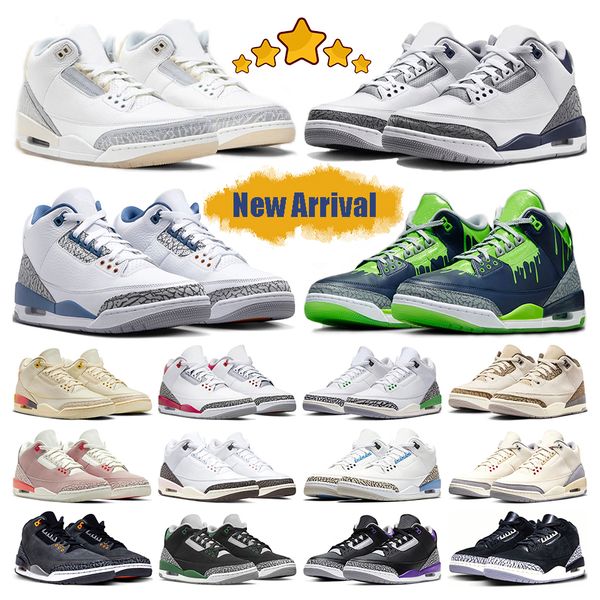 Jumpman 3 Basketball Shoes 3s Ivory Green Glow Hugo Midnight Navy Fear Off Noir White Cement Black Fire Red Medellin Sunset Rio Palomino Dark Iris Sneakers Men Women, Item#32
Jumpman 3 Basketball Shoes 3s Ivory Green Glow Hugo Midnight Navy Fear Off Noir White Cement Black Fire Red Medellin Sunset Rio Palomino Dark Iris Sneakers Men Women, Item#32