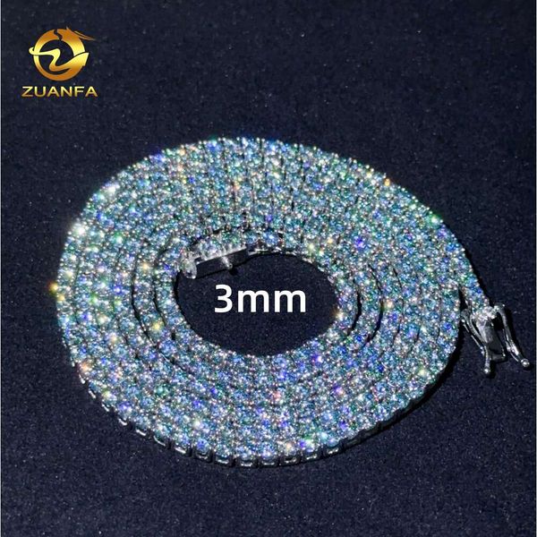 New Color Mens Hip Hop Sier Iced Out 3Mm Blue Green VVS Moissanite Diamond Custom Tennis Link Chain
New Color Mens Hip Hop Sier Iced Out 3Mm Blue Green VVS Moissanite Diamond Custom Tennis Link Chain