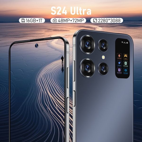 2024 New S23 Ultra Mobile Phones 7.3 HD Screen SmartPhone Original 5G 16+1TB Dual Sim Cellphones Face Unlocked Android 13 Cell Phone, Brown
2024 New S23 Ultra Mobile Phones 7.3 HD Screen SmartPhone Original 5G 16+1TB Dual Sim Cellphones Face Unlocked Android 13 Cell Phone, Brown