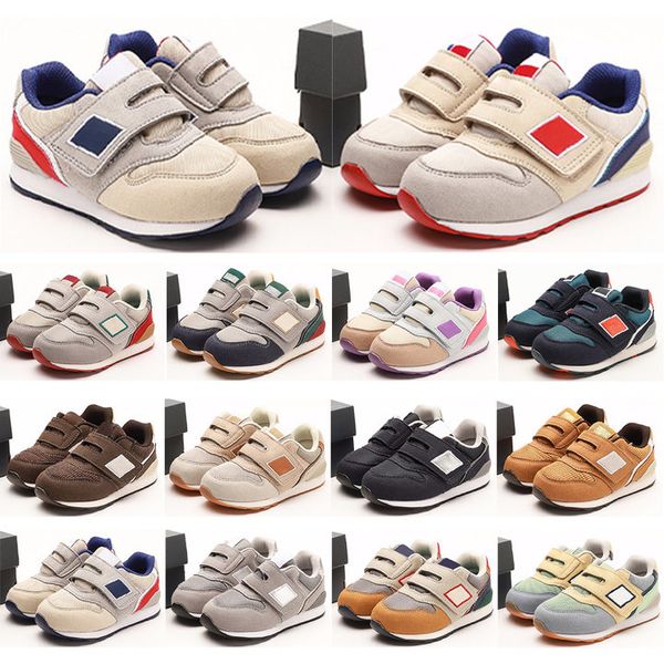 

Kids Designer 996s Toddler Sneakers Girls Boys Running Shoes Baby Infants Trainers Grey Salt Purple Black Kid Youth Athletic, White