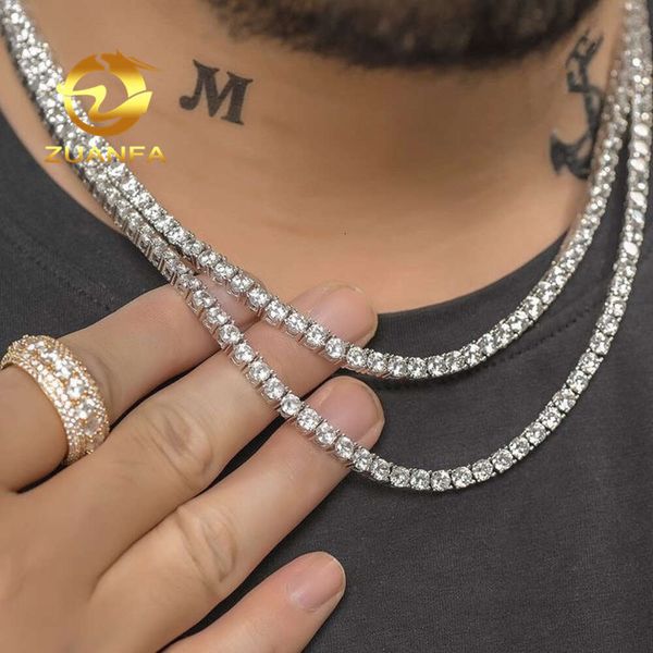 Zuanfa Jewelry Hip Hop Classic Necklace 3Mm 4Mm 5Mm 6.5Mm Sier Moissanite Tennis Chain For Mens Women
Zuanfa Jewelry Hip Hop Classic Necklace 3Mm 4Mm 5Mm 6.5Mm Sier Moissanite Tennis Chain For Mens Women