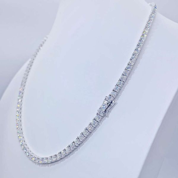 Trendy Hip Hop Jewelry 4Mm Mens Necklace Sterling Sier Vvs Moissanite Tennis Chain In Stock
Trendy Hip Hop Jewelry 4Mm Mens Necklace Sterling Sier Vvs Moissanite Tennis Chain In Stock