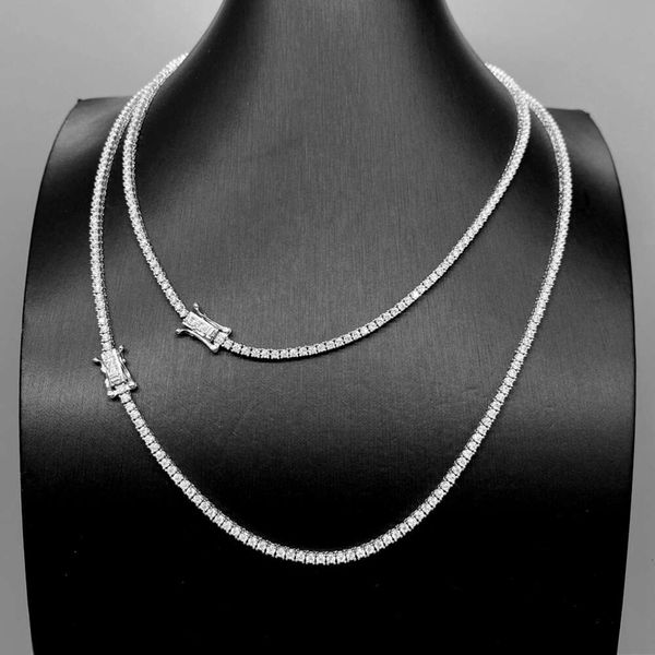 2Mm Width Ready To Ship Iced Out D Color VVS Moissanite Diamond Stone Sterling Sier Tennis Chain
2Mm Width Ready To Ship Iced Out D Color VVS Moissanite Diamond Stone Sterling Sier Tennis Chain