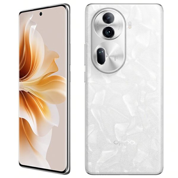 Original Oppo Reno 11 5G Mobile Phone Smart 12GB RAM 256GB 512GB ROM MTK Dimensity 8200 50.0MP NFC 4800mAh Android 6.7" 120Hz AMOLED Full Screen Fingerprint ID Cell Phone