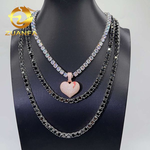 Ready To Ship Hip Hop Jewelry 316L Stainless Steel 6Mm Round Black CZ Diamond Necklace 5A High Quality Tennis Chain
Ready To Ship Hip Hop Jewelry 316L Stainless Steel 6Mm Round Black CZ Diamond Necklace 5A High Quality Tennis Chain