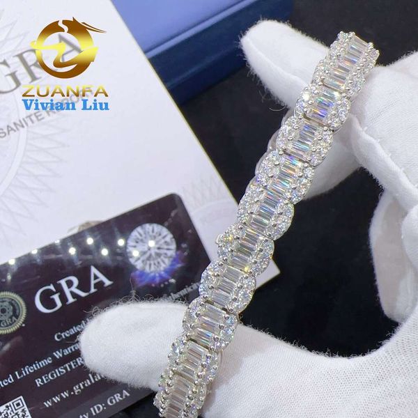 New Design Sterling Sier Vvs Moissanite Fine Jewelry Tennis Chain Bracelet For Men Or Women
New Design Sterling Sier Vvs Moissanite Fine Jewelry Tennis Chain Bracelet For Men Or Women