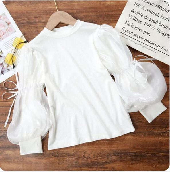 Lovely Girls Long Sleeve T-shirt Kids Bottoming Shirt Spring Autumn Children Shirt Tops, White
Lovely Girls Long Sleeve T-shirt Kids Bottoming Shirt Spring Autumn Children Shirt Tops, White