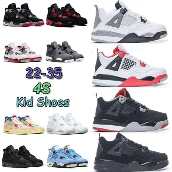 Kids Shoes Designer 4s Baby Basketball Sneakers Soft Boys Girls University Blue Thunder Military Black Cat Shoe Kid Children Outdoor Sneaker, #4
Kids Shoes Designer 4s Baby Basketball Sneakers Soft Boys Girls University Blue Thunder Military Black Cat Shoe Kid Children Outdoor Sneaker, #4