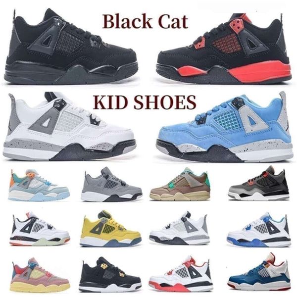 Kids Shoes 4s Sneakers Boys Military Black Cat Bred Fire Baby Kid Shoe Thunder Girls Children Youth Toddler Blue Lightning Cool Grey Child Shoe 26-35, Color#15
Kids Shoes 4s Sneakers Boys Military Black Cat Bred Fire Baby Kid Shoe Thunder Girls Children Youth Toddler Blue Lightning Cool Grey Child Shoe 26-35, Color#15
