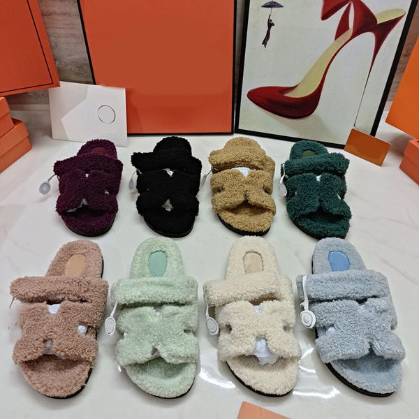 Designer Fur Mules Sandals Womens Wool Winter Warm Australia Home Shoes Cloth Fluffy Shearling Slippers 35-42
Designer Fur Mules Sandals Womens Wool Winter Warm Australia Home Shoes Cloth Fluffy Shearling Slippers 35-42