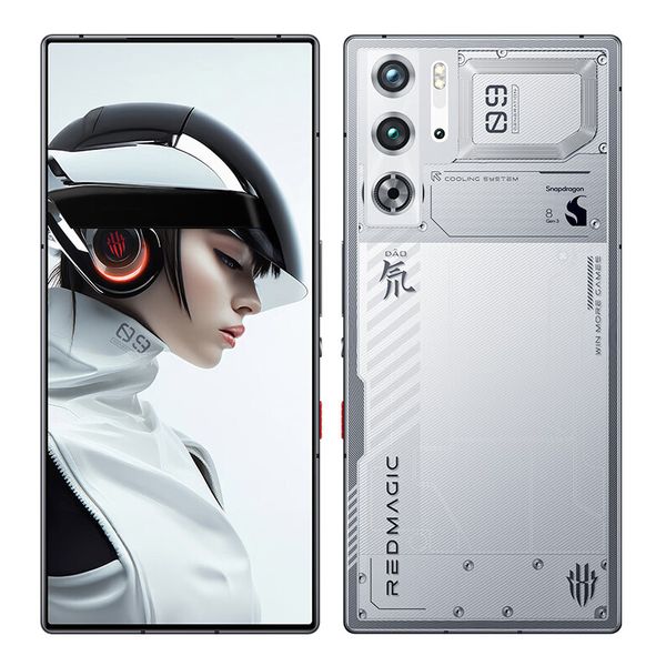 Original Nubia Red Magic 9 Pro 5G Smart Mobile Phone Gaming 12GB RAM 512GB ROM Snapdragon 8 Gen3 50.0MP NFC 6500mAh Android 6.8" 120Hz FHD+ Screen Fingerprint ID Cellphone