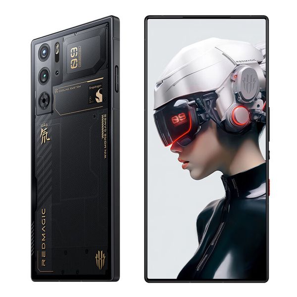 Original Nubia Red Magic 9 Pro 5G Smart Mobile Phone Gaming 12GB RAM 256GB ROM Snapdragon 8 Gen3 50.0MP NFC 6500mAh Android 6.8" Full Screen Fingerprint ID Face Cell Phone