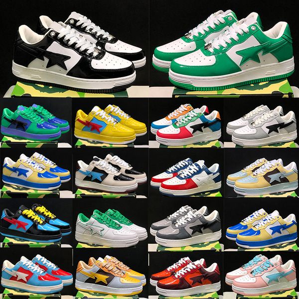 Designer Casual Sk8 Sta Shoes Grey Black Stas SK8 Color Camo Combo Pink Green ABC Camos Pastel Blue Patent Leather M2 with Socks, 1_color
Designer Casual Sk8 Sta Shoes Grey Black Stas SK8 Color Camo Combo Pink Green ABC Camos Pastel Blue Patent Leather M2 with Socks, 1_color
