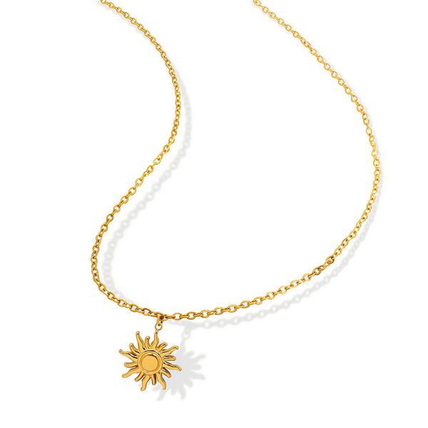 Hot selling Personalized Pendant Necklace, Retro Classic Small Sun Pendant Necklace for Women, Luxury Clavicle Chain, Titanium Plated with 18K Gold, Designer Jewelry
Hot selling Personalized Pendant Necklace, Retro Classic Small Sun Pendant Necklace for Women, Luxury Clavicle Chain, Titanium Plated with 18K Gold, Designer Jewelry