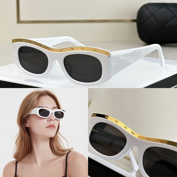 

Designer men and women high-quality RECTANGLE SUNGLASSES acetate frame with metal letter border temple with metal symbol logo 9232 travel vacation Gradient glasses