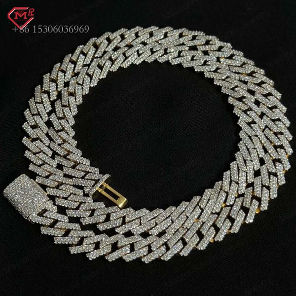 Hiphop Baguette 10Mm 12Mm Sterling Sier Iced Out VVS Diamond Moissanite Cuban Link Chain
Hiphop Baguette 10Mm 12Mm Sterling Sier Iced Out VVS Diamond Moissanite Cuban Link Chain